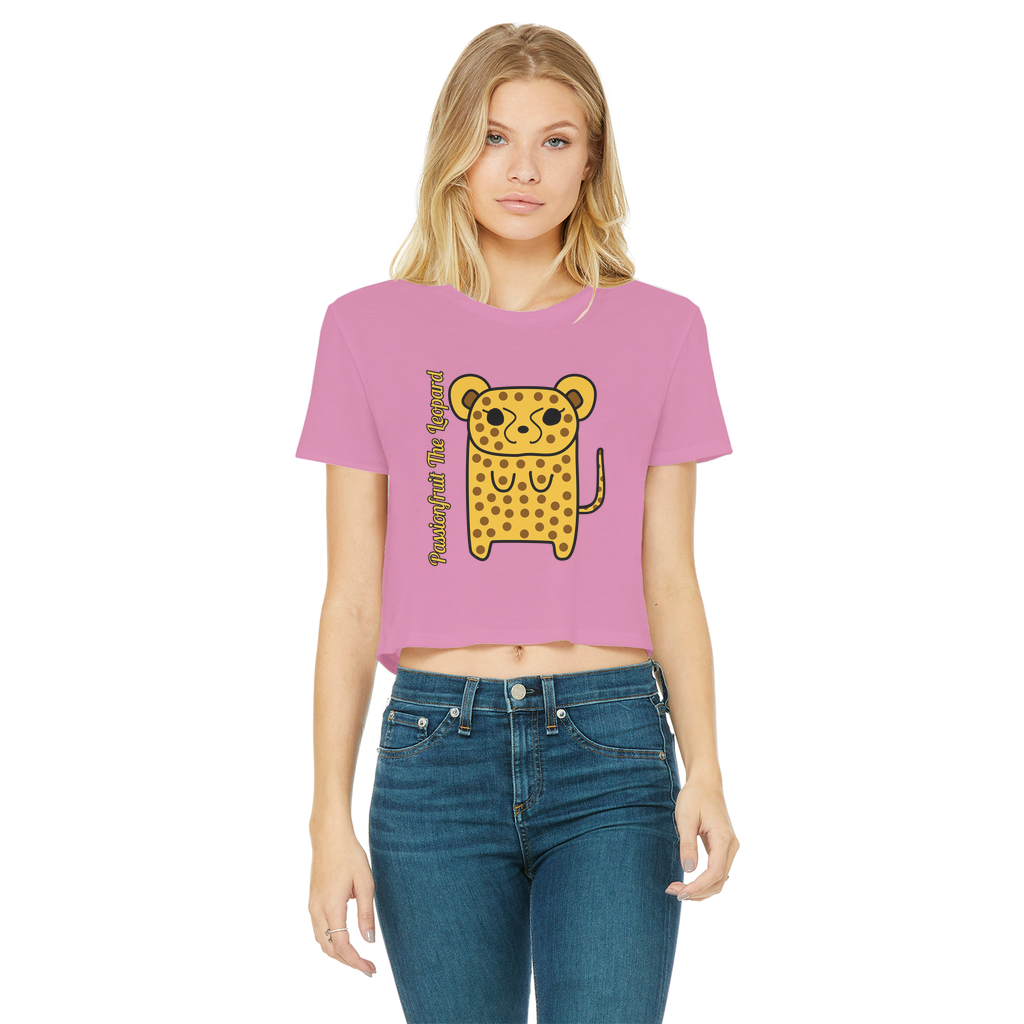 Passionfruit The Leopard - Women's Cropped Top