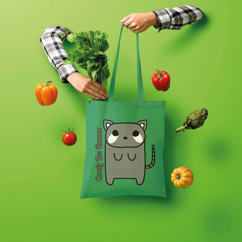 Candy The Racoon - Shopper Tote Bag