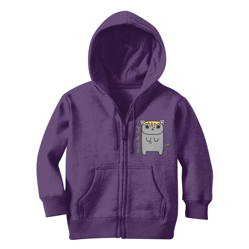 Doritoe The Wolf - Classic Kids Zip Hoodie