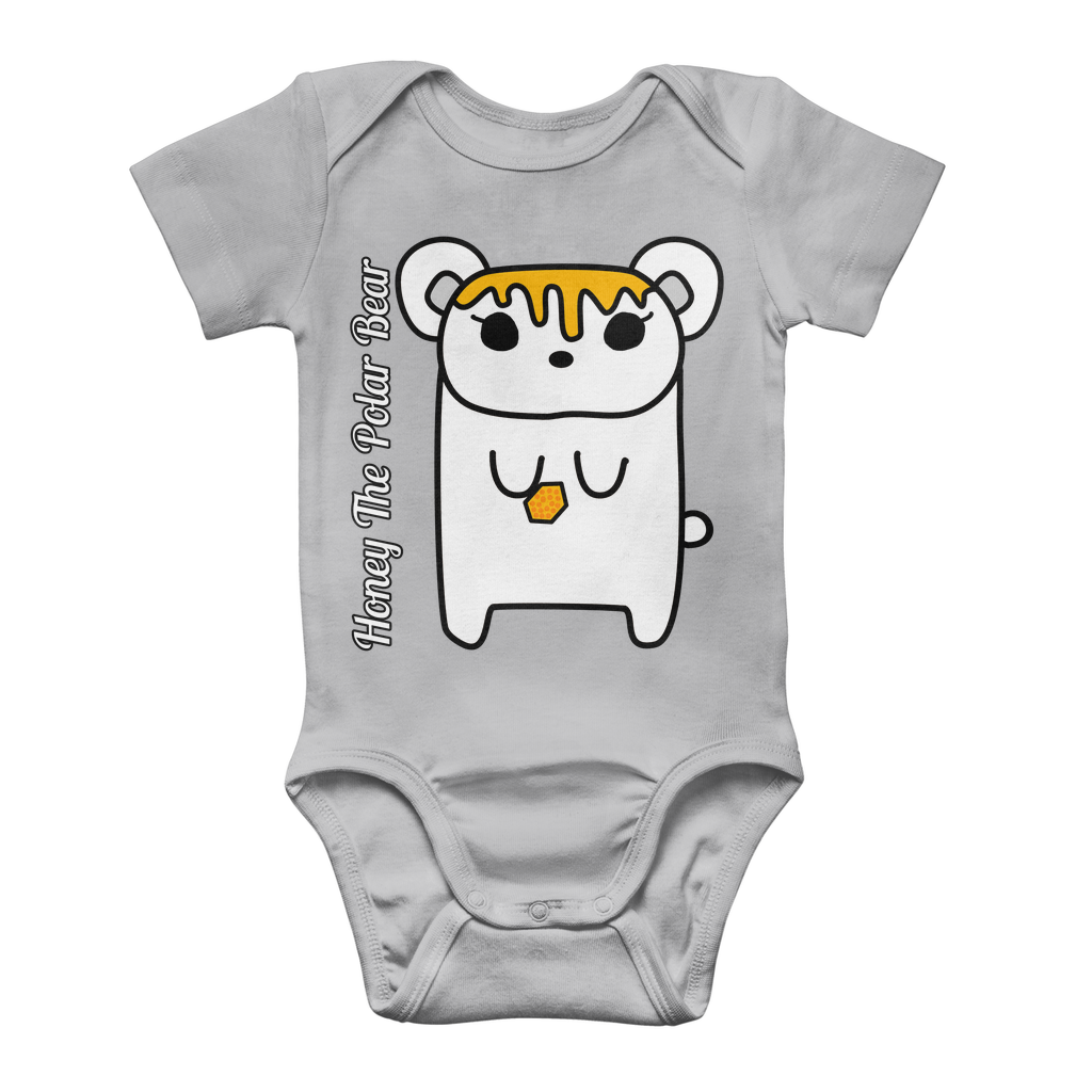 Honey The Polar Bear - Classic Baby Bodysuit