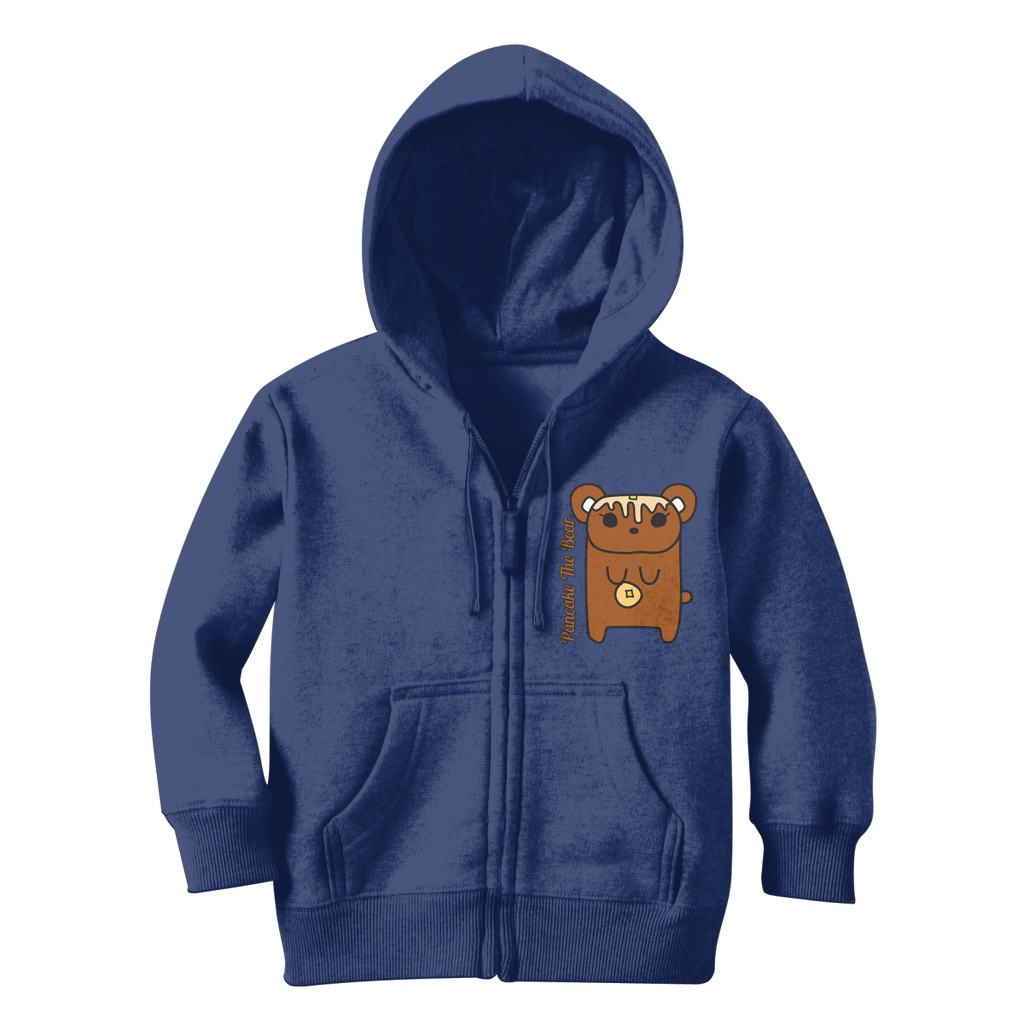 Pancake The Bear - Classic Kids Zip Hoodie