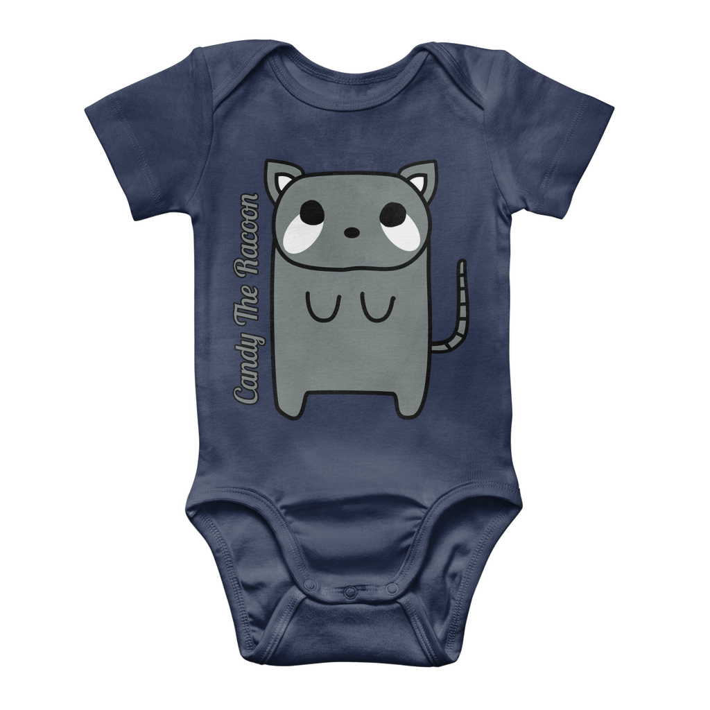 Candy The Racoon - Classic Baby Bodysuit