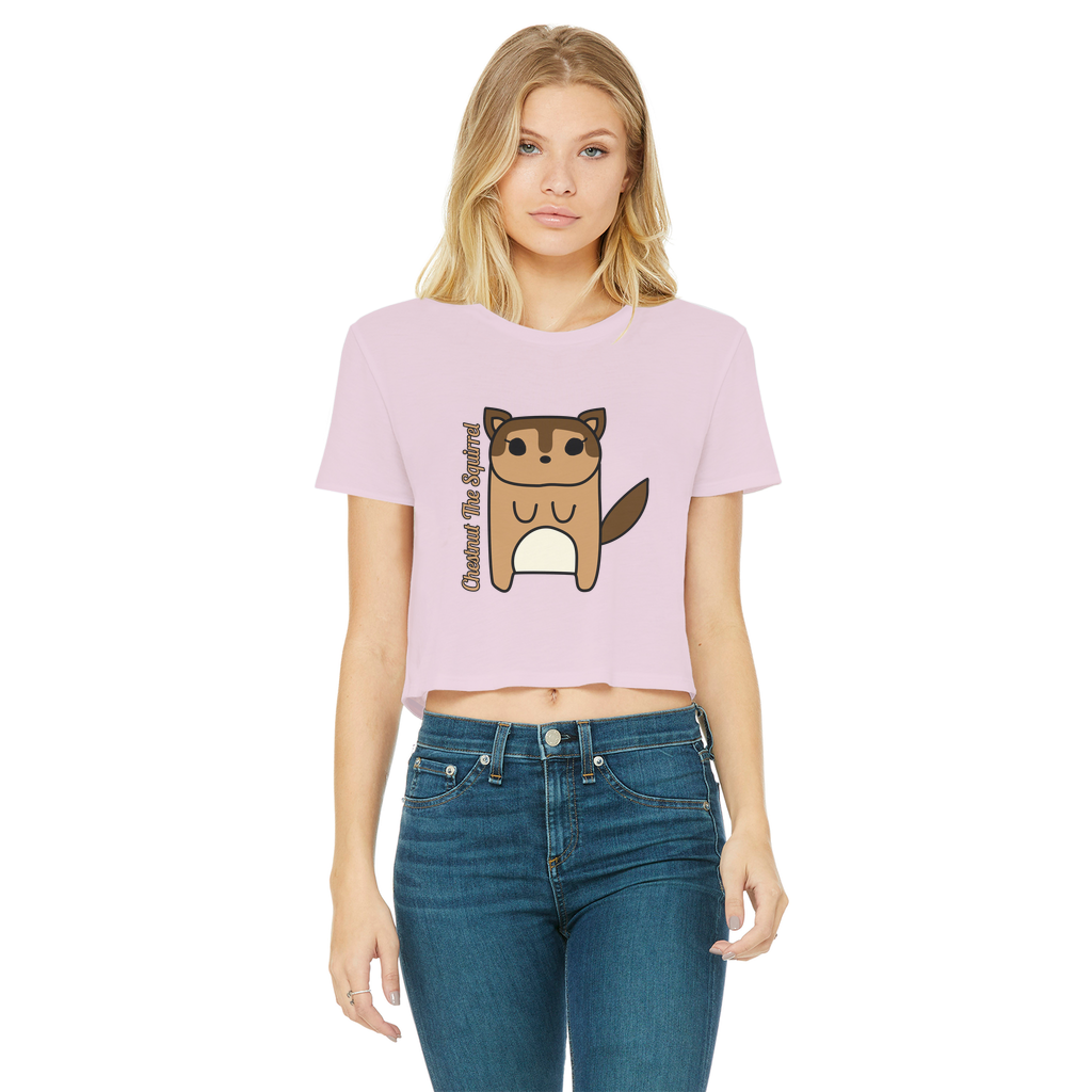 Chestnut The Squirrel - Women's Cropped Top