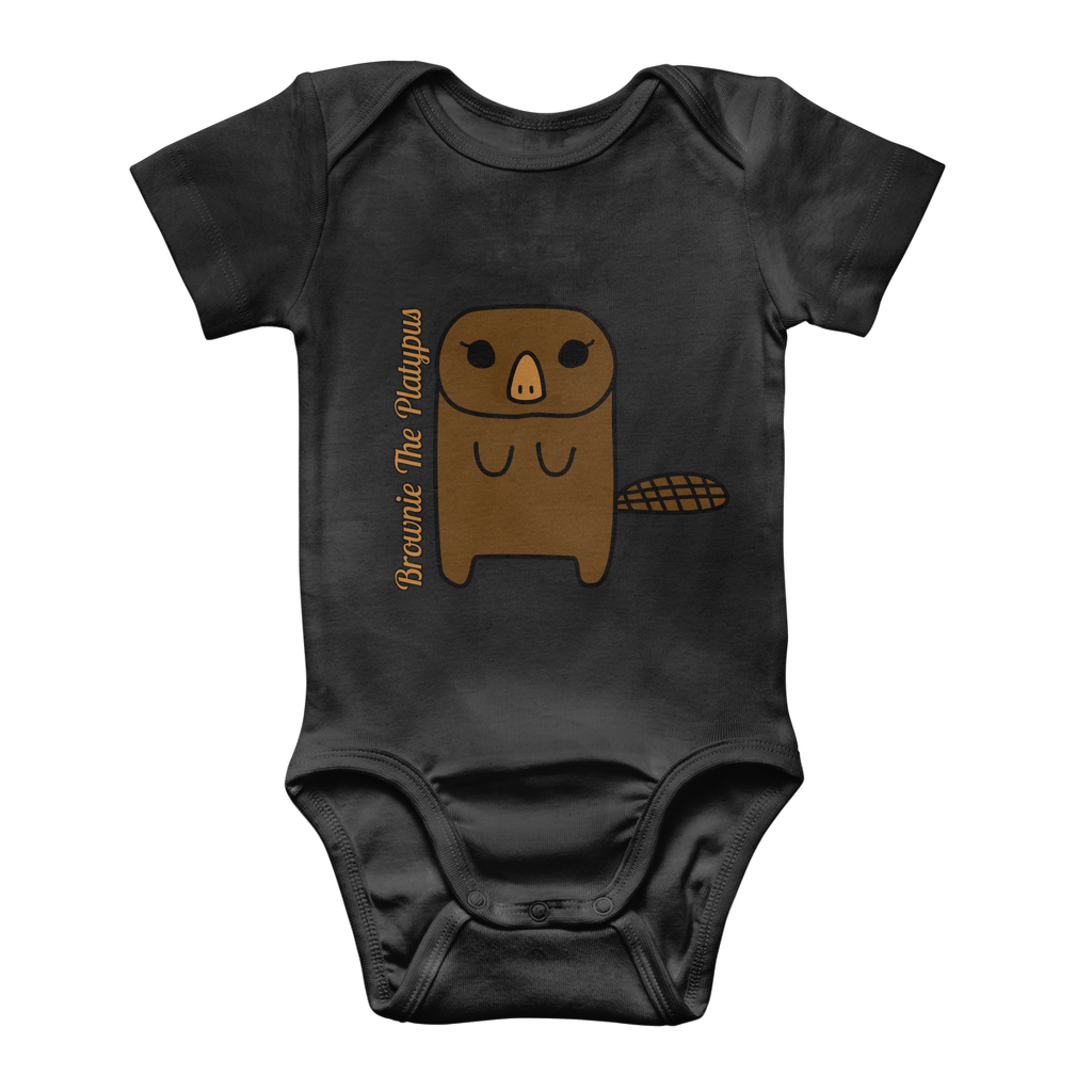 Brownie The Platypus - Classic Baby Bodysuit