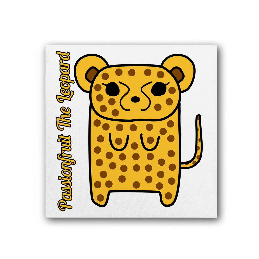 Passionfruit The Leopard - Premium Stretched Canvas