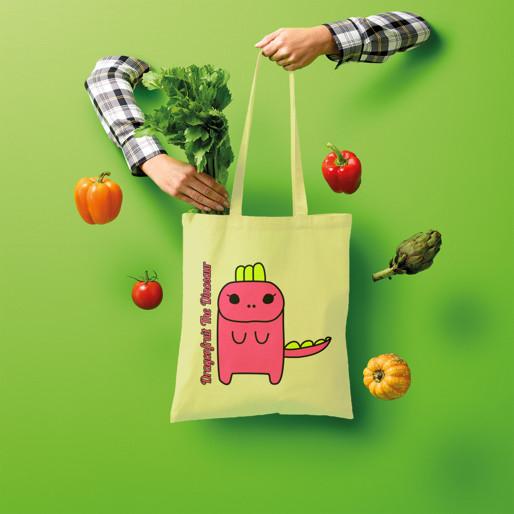 Dragonfruit The Dinosaur - Shopper Tote Bag