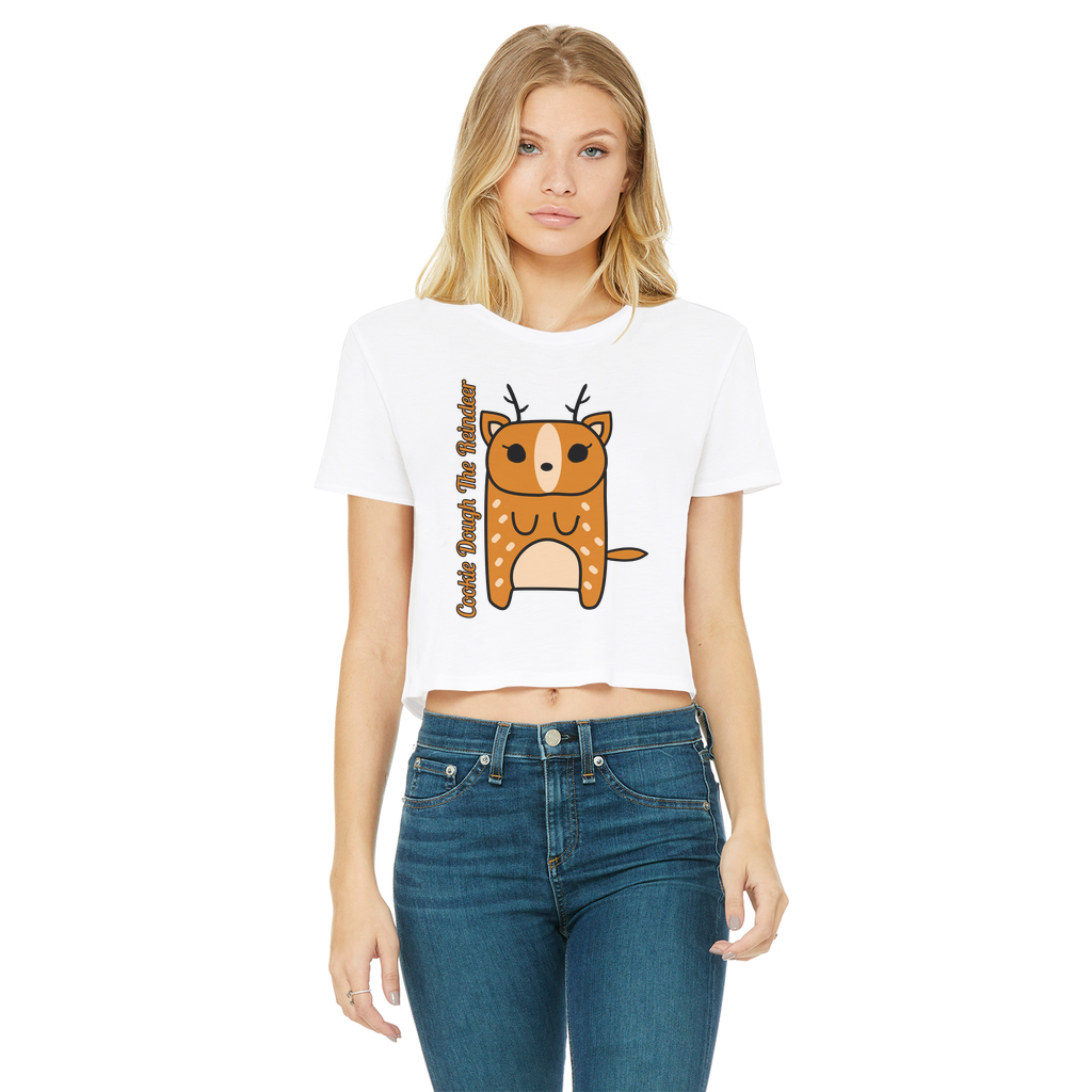 Cookie Dough The Reindeer - Women's Cropped Top