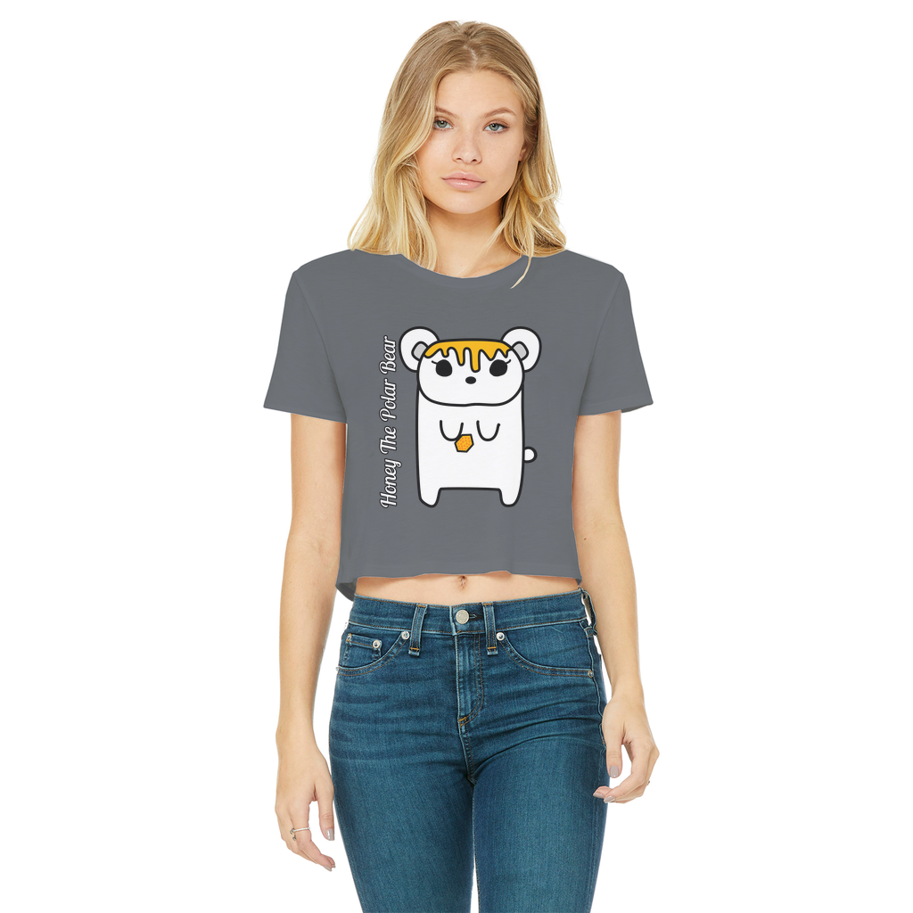 Honey The Polar Bear - Women's Cropped Top