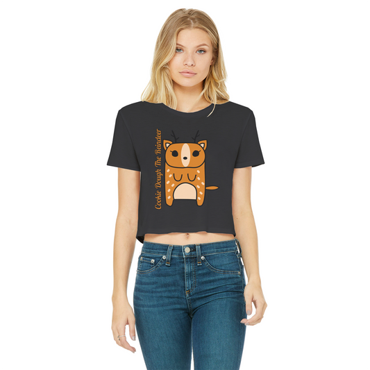 Cookie Dough The Reindeer - Women's Cropped Top