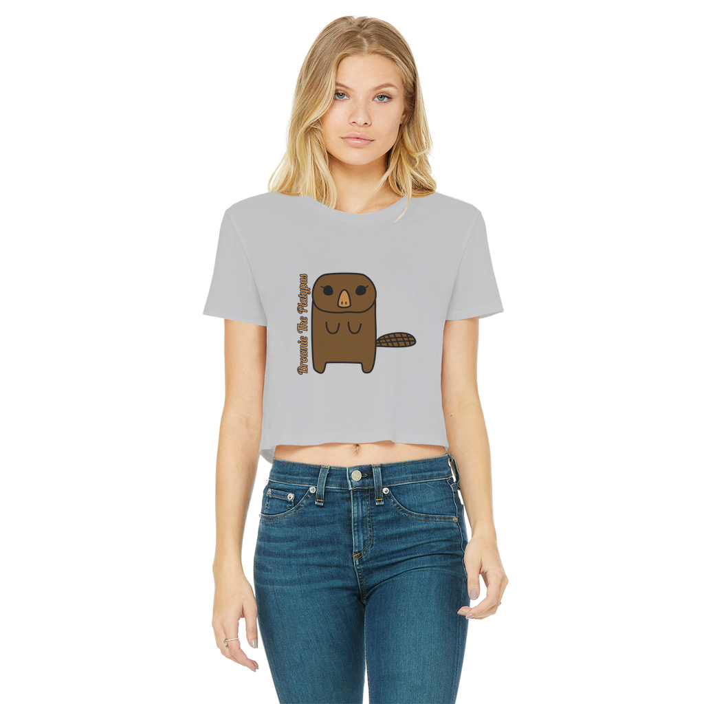 Brownie The Platypus - Women's Cropped Top