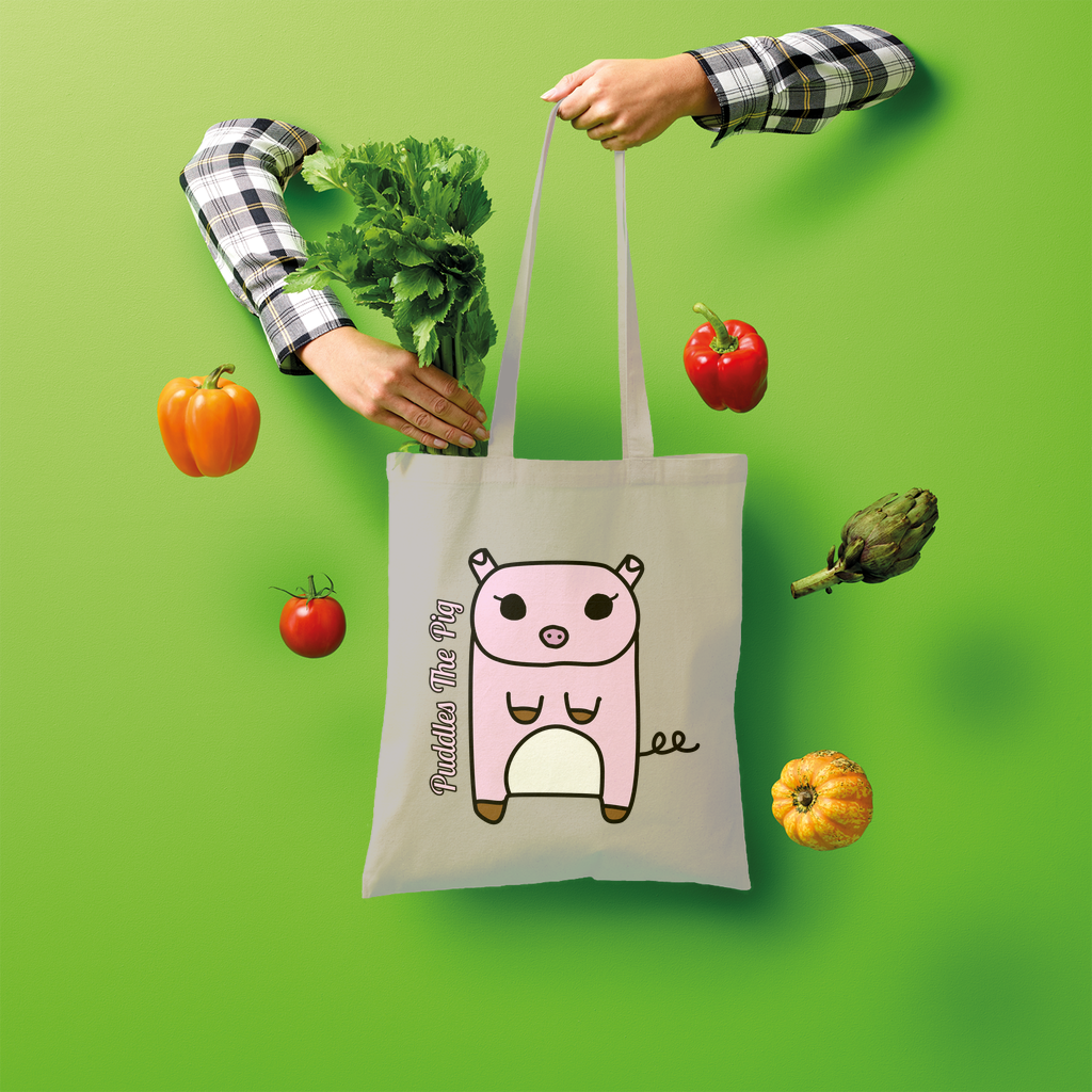 Puddles The Pig - Shopper Tote Bag