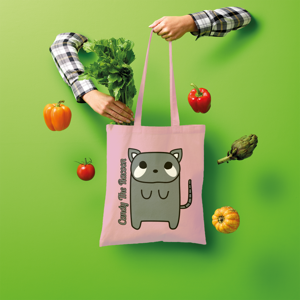 Candy The Racoon - Shopper Tote Bag