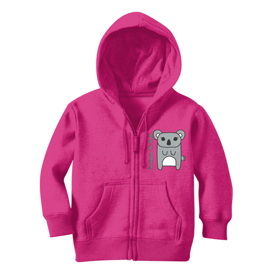 Eucalyptus The Koala - Classic Kids Zip Hoodie