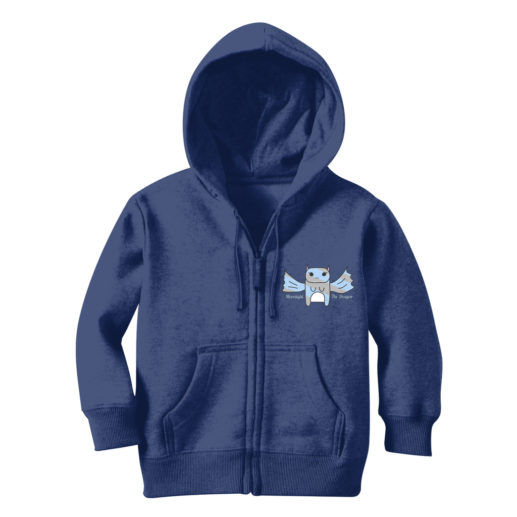 Moonlight The Dragon - Classic Kids Zip Hoodie