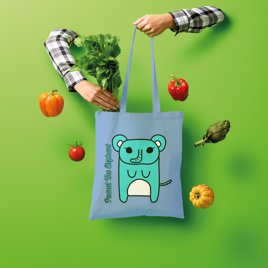 Peanut The Elephant - Shopper Tote Bag