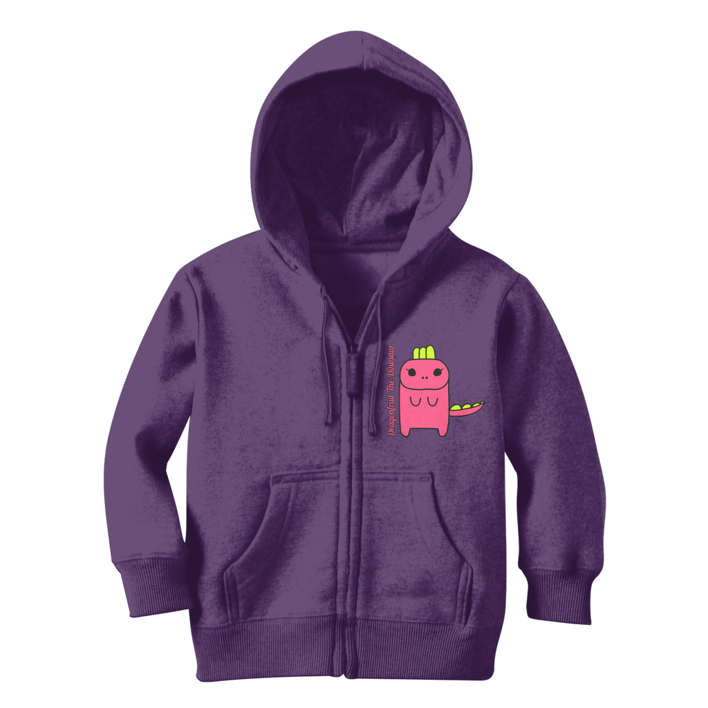 Dragonfruit The Dinosaur - Classic Kids Zip Hoodie