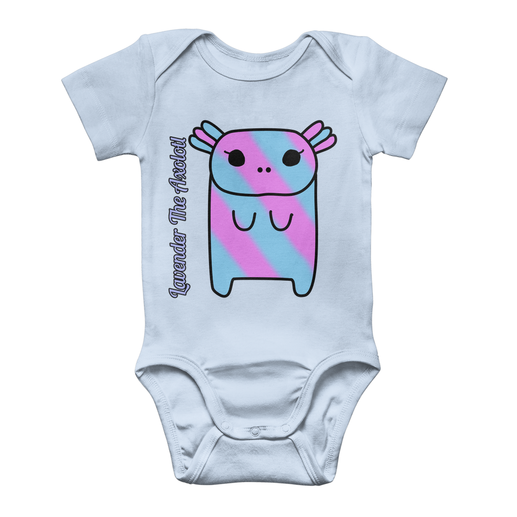 Lavender The Axolotl - Classic Baby Bodysuit