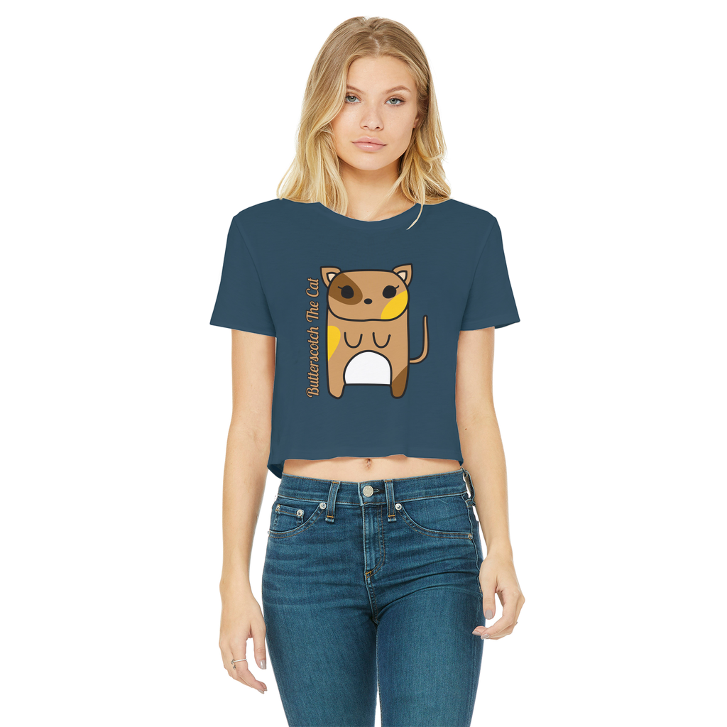 Butterscotch The Cat - Women's Cropped Top