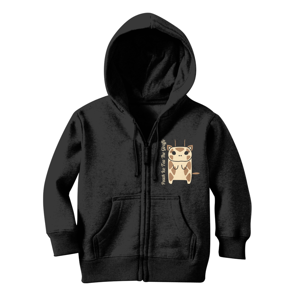 Peach Ice Tea The Giraffe - Classic Kids Zip Hoodie