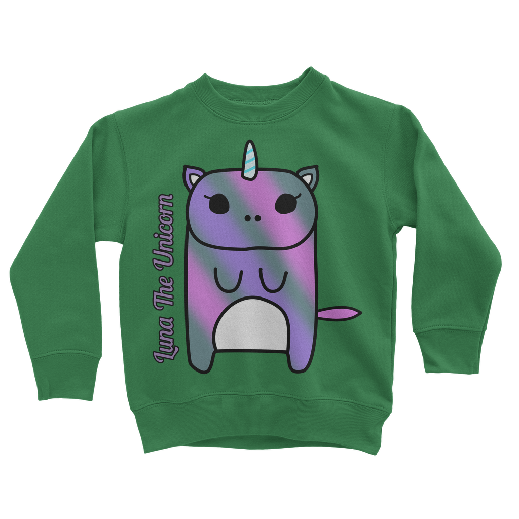 Luna The Unicorn - Classic Kids Sweatshirt