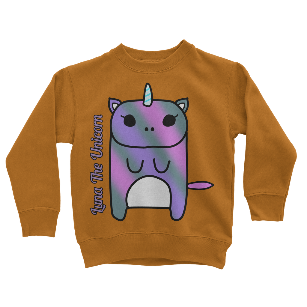 Luna The Unicorn - Classic Kids Sweatshirt