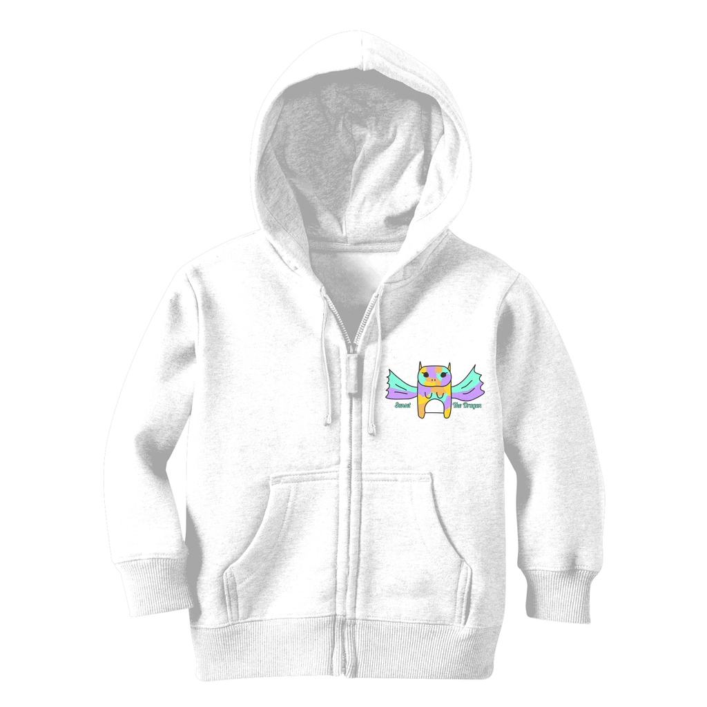 Sunset The Dragon - Classic Kids Zip Hoodie