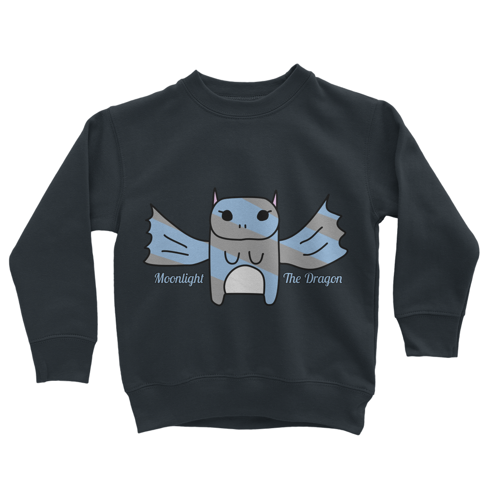 Moonlight The Dragon - Classic Kids Sweatshirt