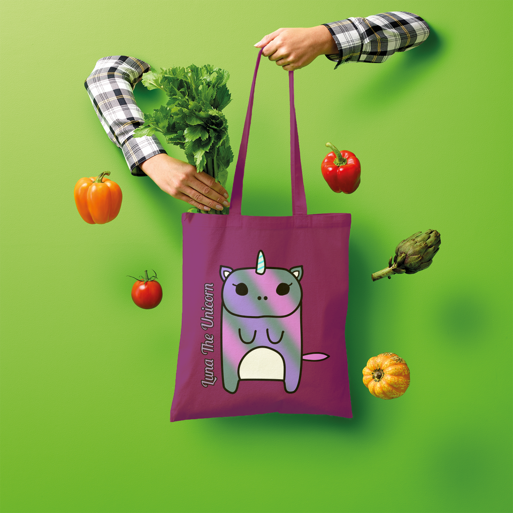 Luna The Unicorn - Shopper Tote Bag