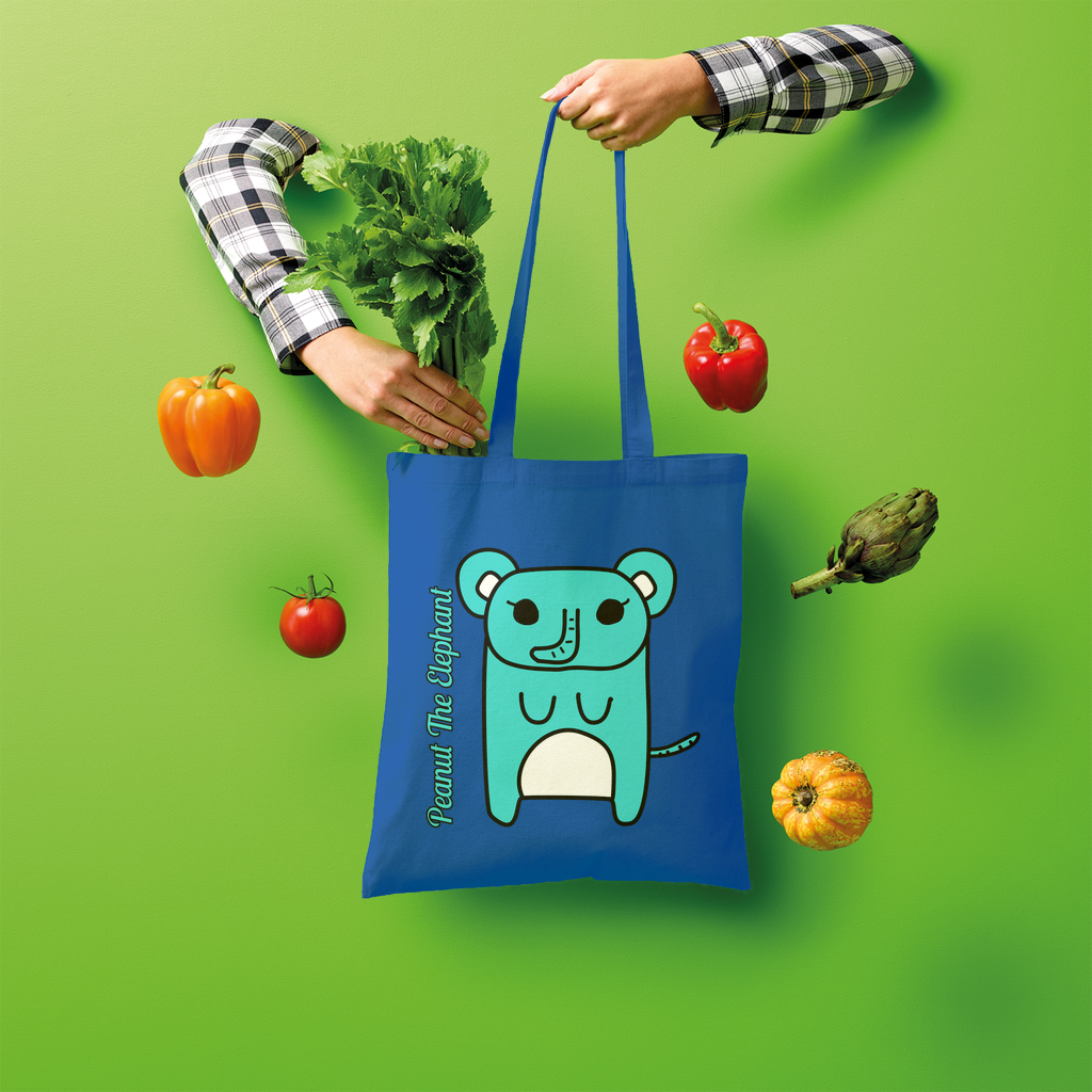 Peanut The Elephant - Shopper Tote Bag