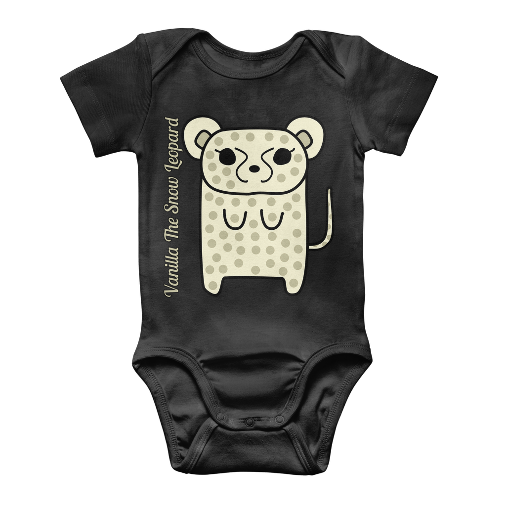 Vanilla The Snow Leopard - Classic Baby Bodysuit