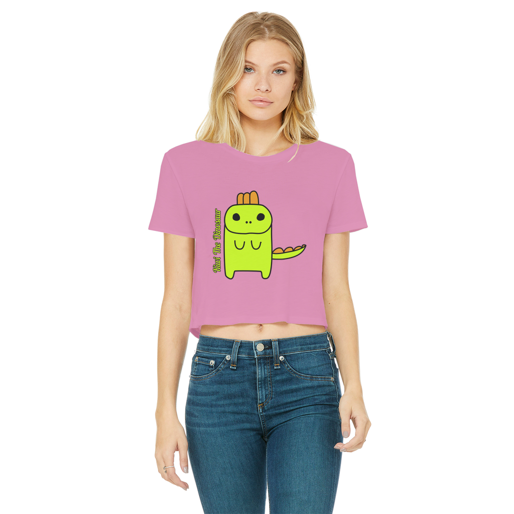 Kiwi The Dinosaur - Women's Cropped Top