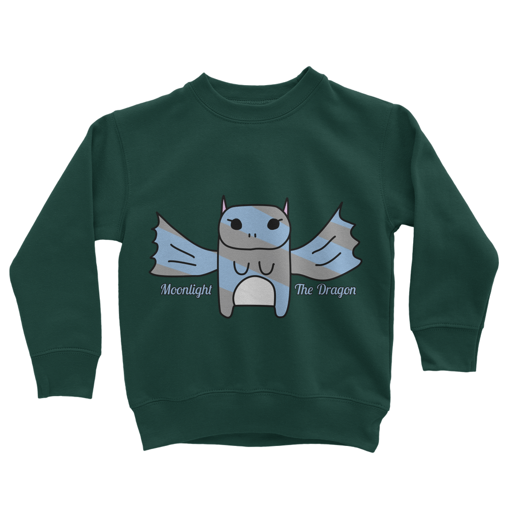 Moonlight The Dragon - Classic Kids Sweatshirt