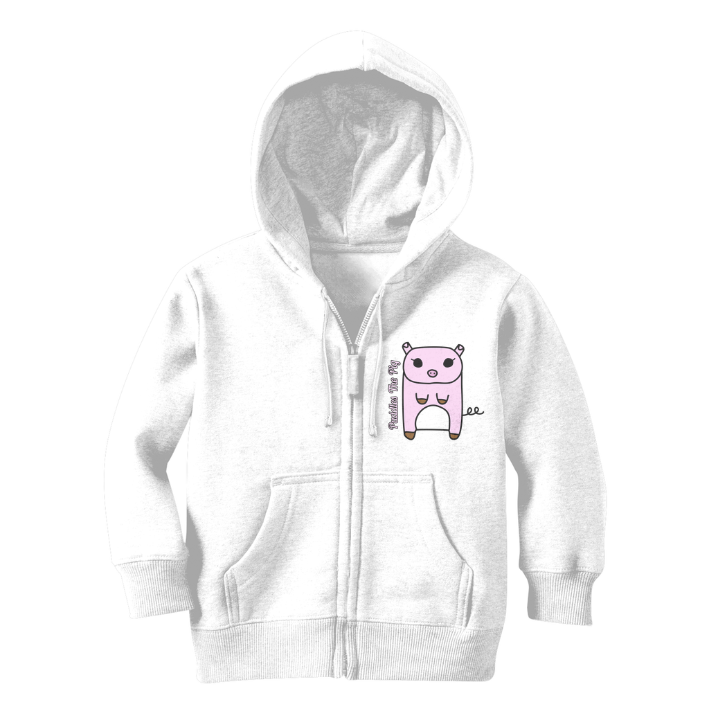 Puddles The Pig - Classic Kids Zip Hoodie