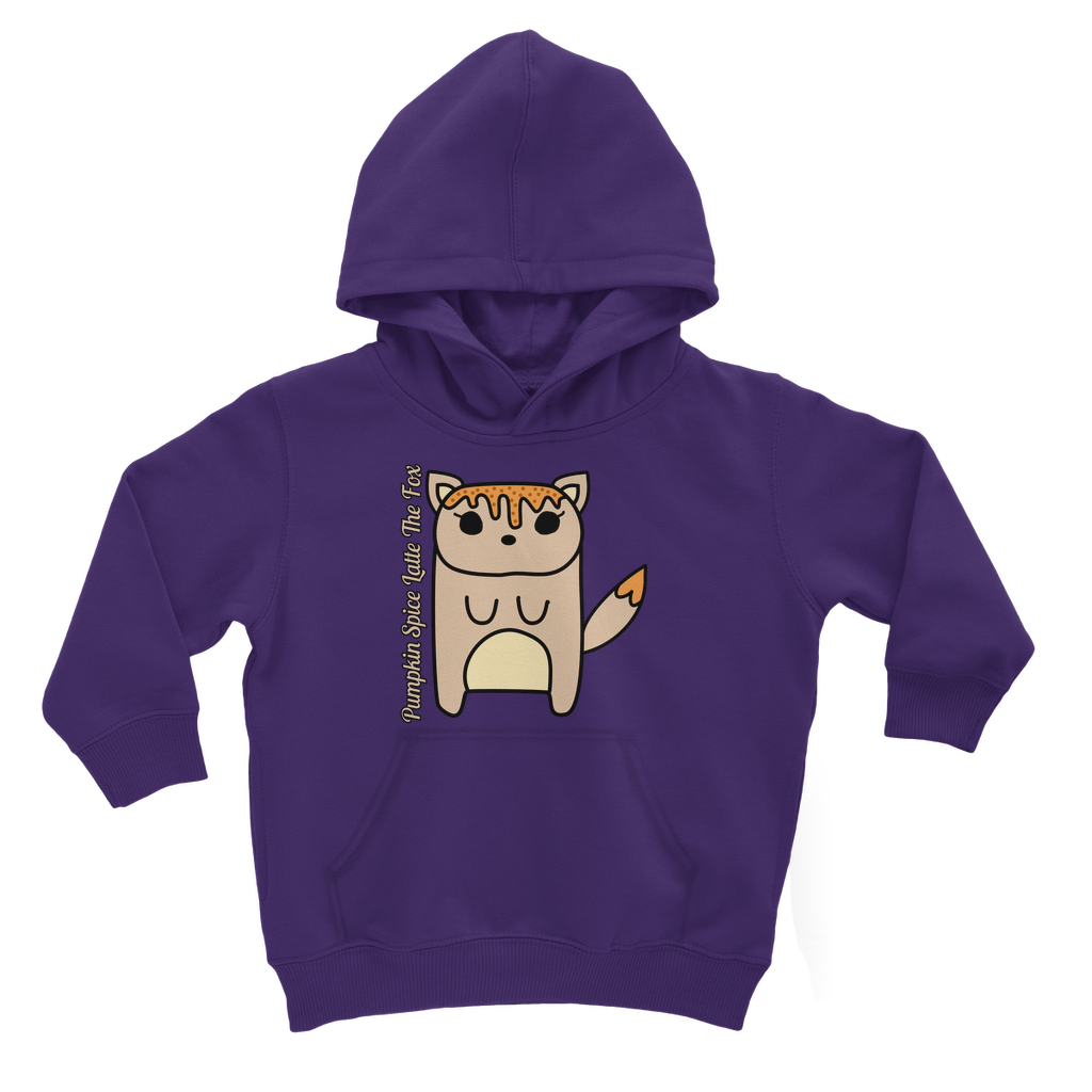 Pumpkin Spice Latte The Fox - Classic Kids Hoodie