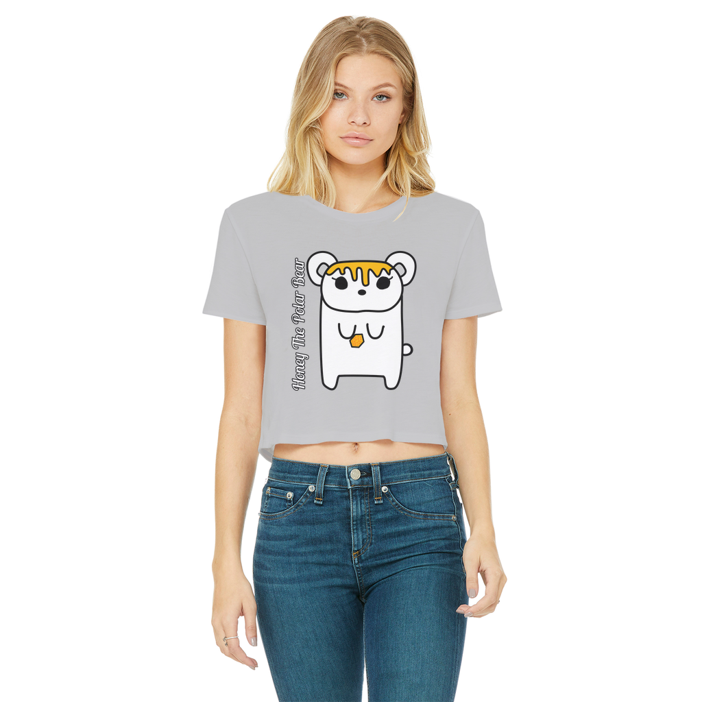 Honey The Polar Bear - Women's Cropped Top