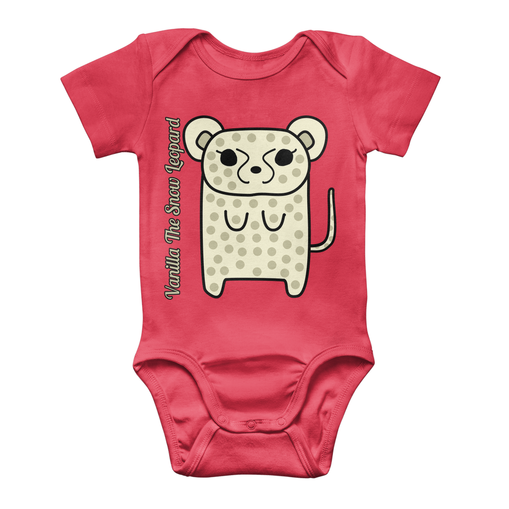 Vanilla The Snow Leopard - Classic Baby Bodysuit