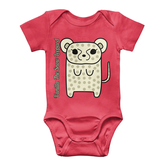 Vanilla The Snow Leopard - Classic Baby Bodysuit