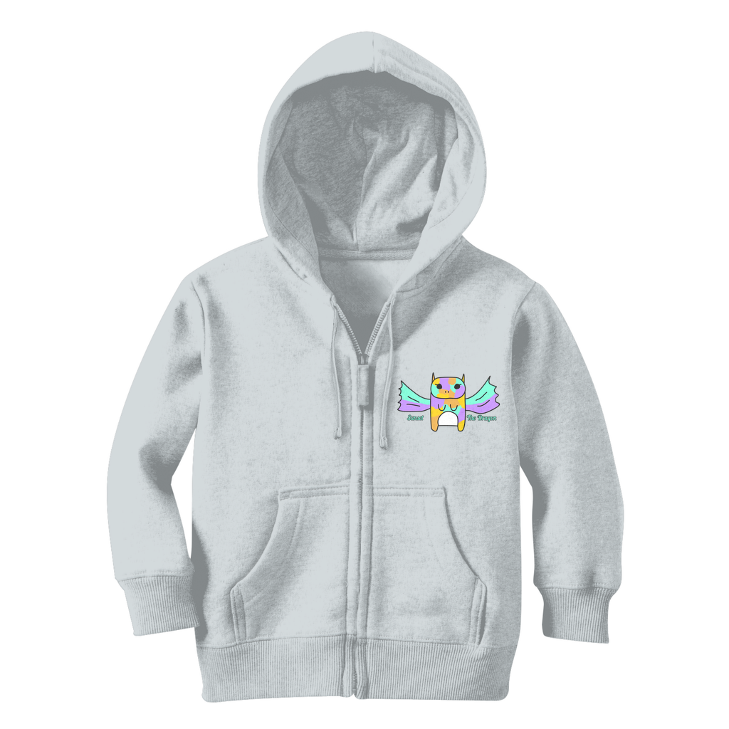 Sunset The Dragon - Classic Kids Zip Hoodie