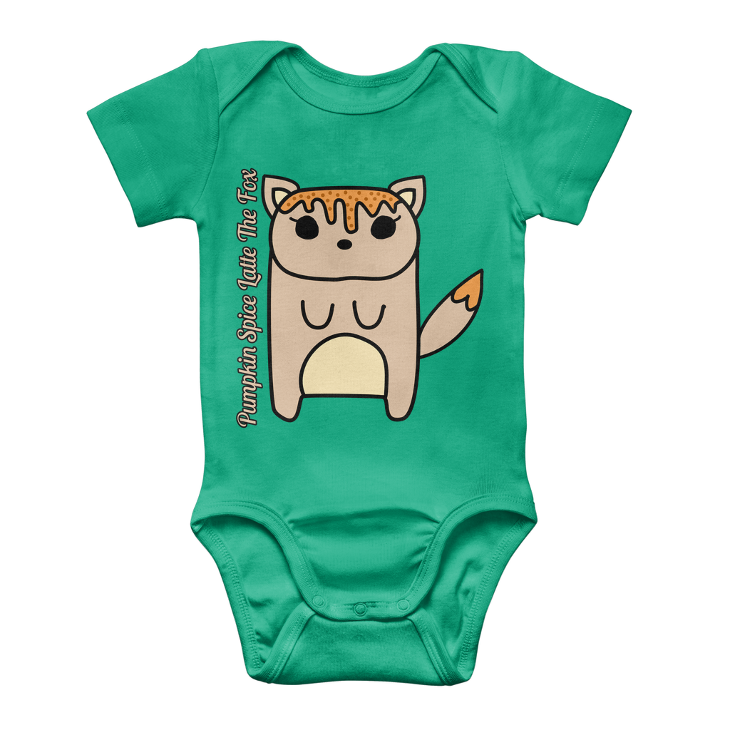 Pumpkin Spice Latte The Fox - Classic Baby Bodysuit