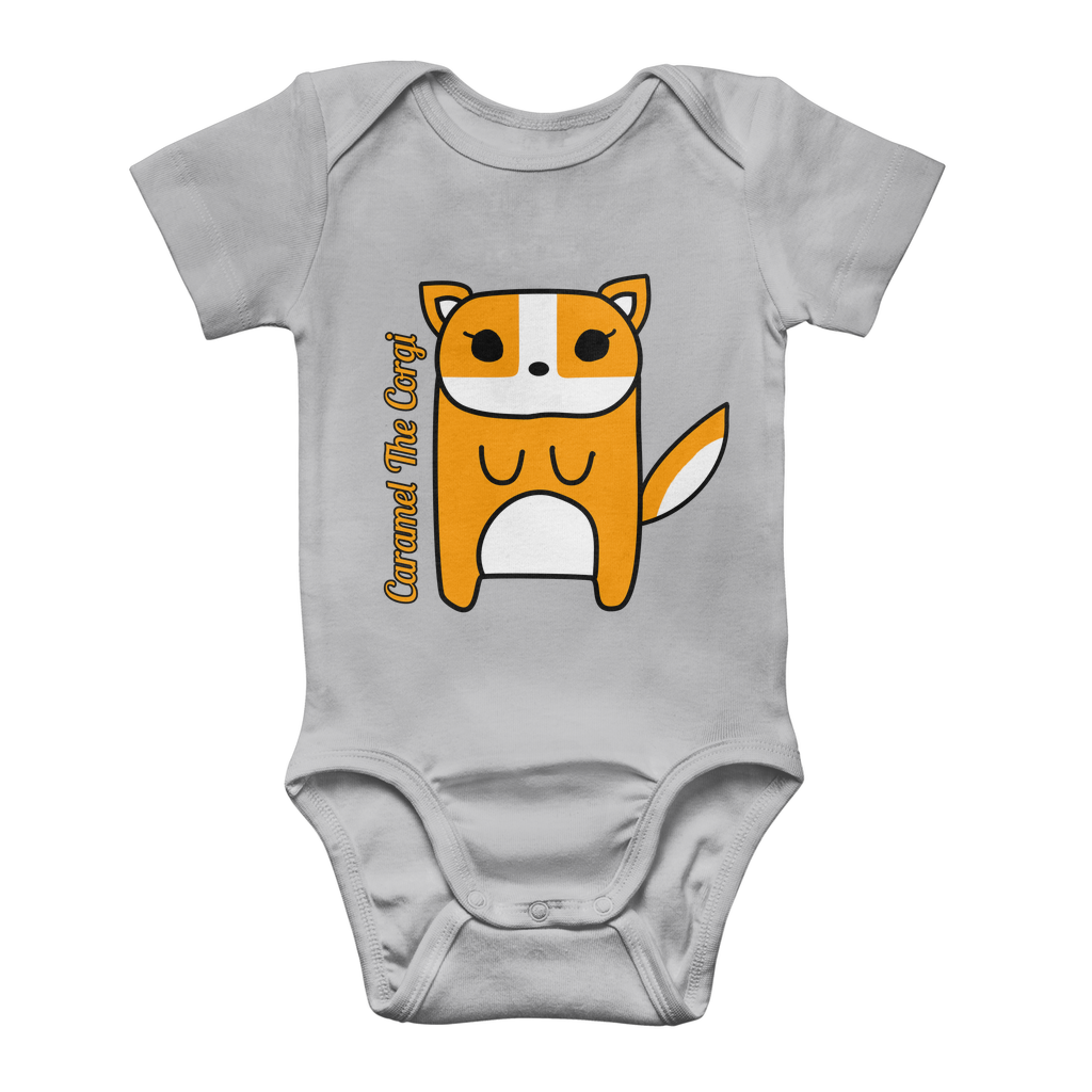 Caramel The Corgi - Classic Baby Bodysuit