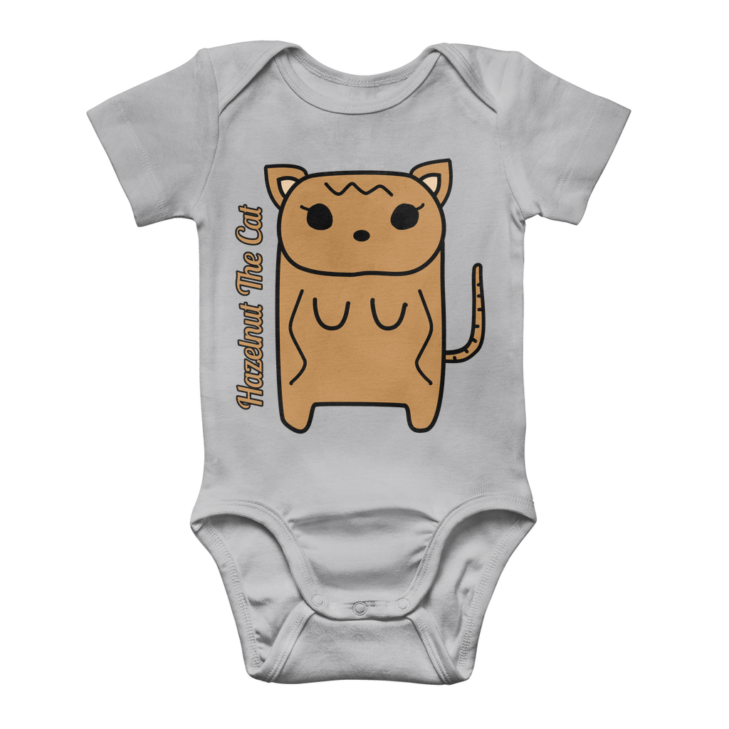 Hazelnut The Cat - Classic Baby Bodysuit