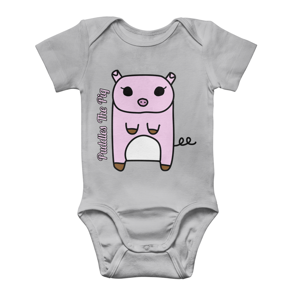 Puddles The Pig - Classic Baby Bodysuit