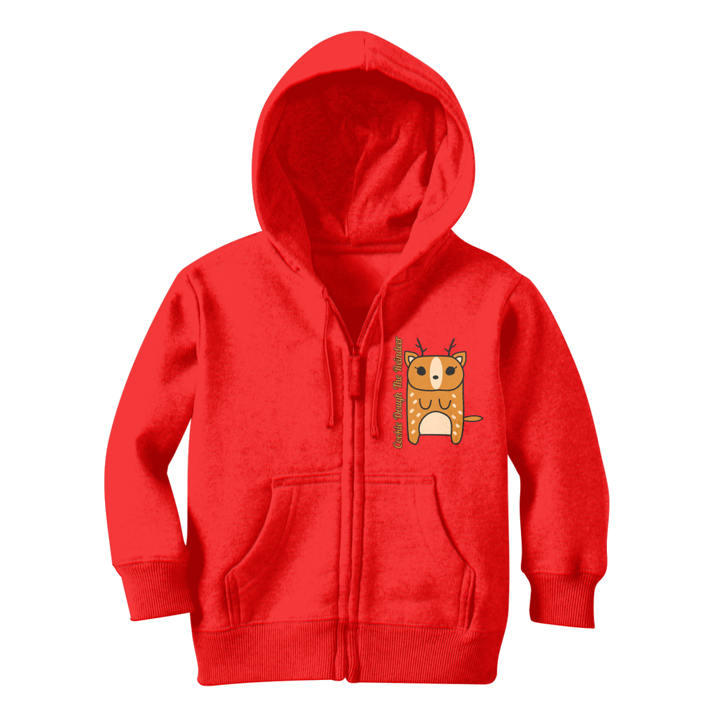 Cookie Dough The Reindeer - Classic Kids Zip Hoodie