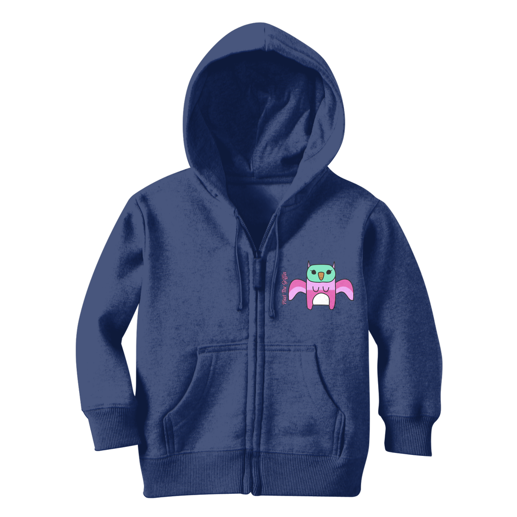 Pixel The Griffin - Classic Kids Zip Hoodie