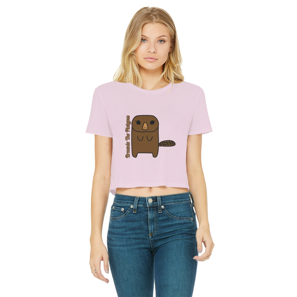 Brownie The Platypus - Women's Cropped Top