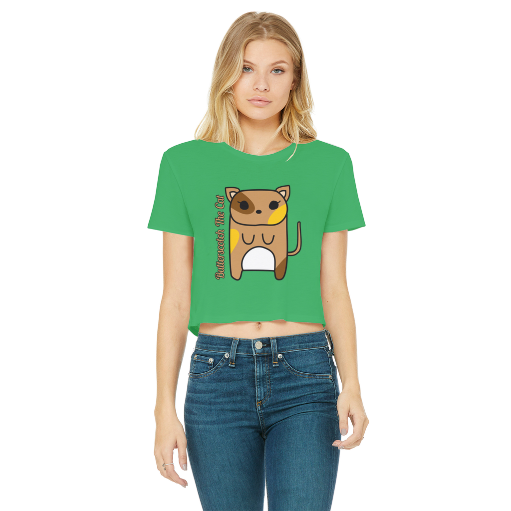 Butterscotch The Cat - Women's Cropped Top