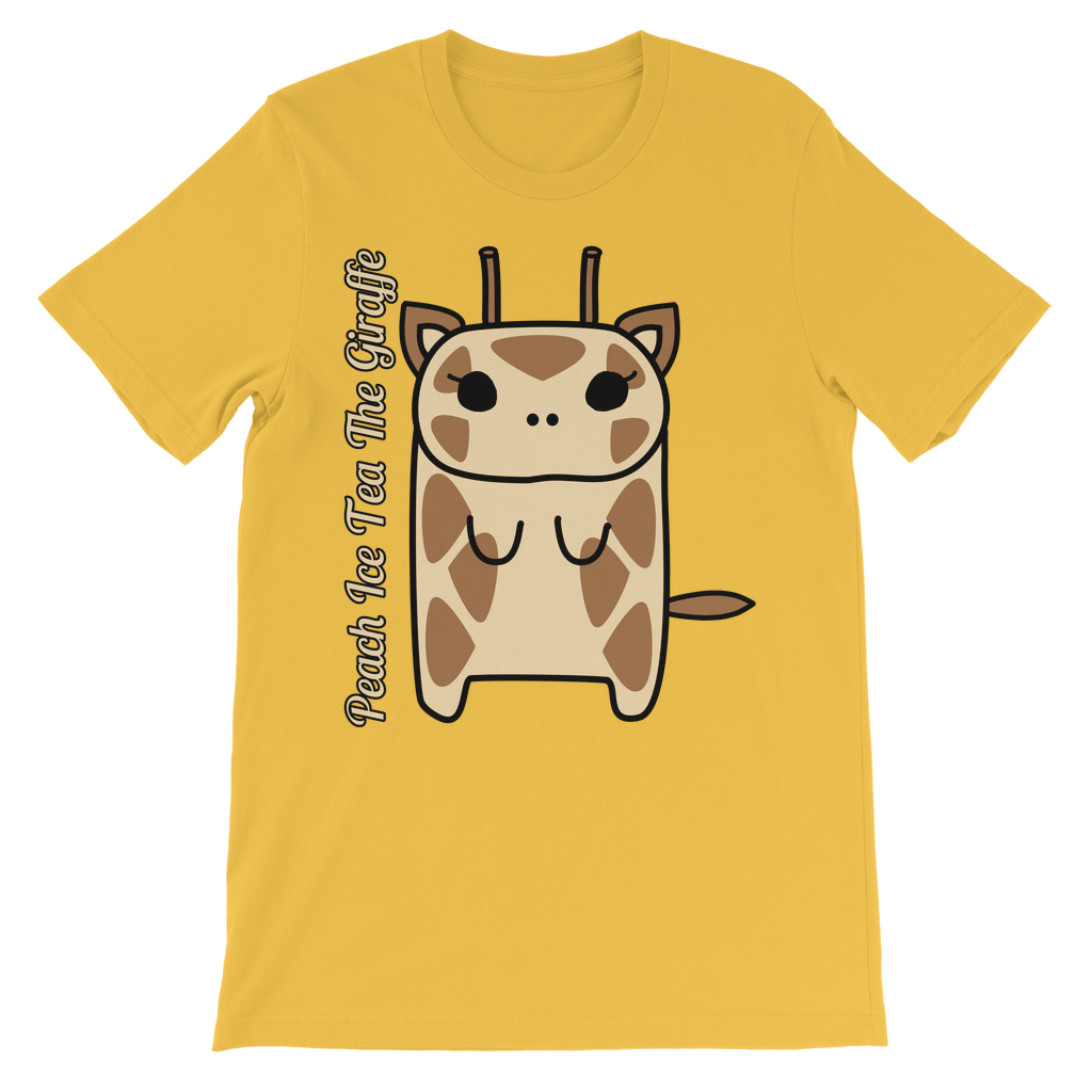 Peach Ice Tea The Giraffe - Premium Kids T-Shirt