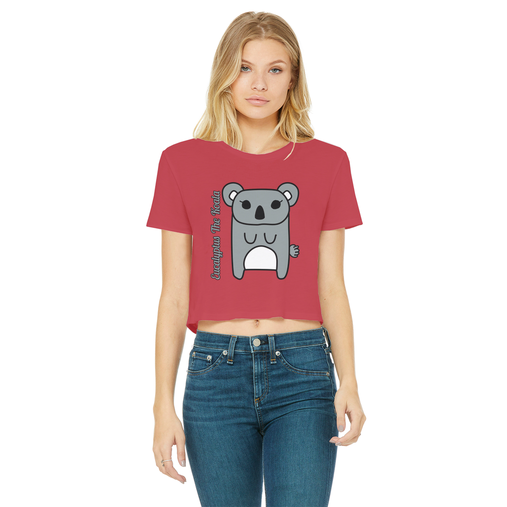 Eucalyptus The Koala - Women's Cropped Top