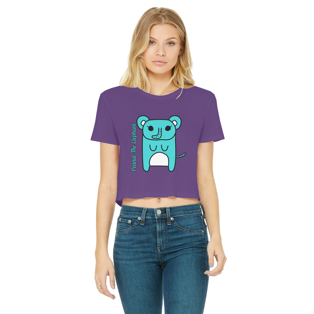 Peanut The Elephant - Women's Cropped Top