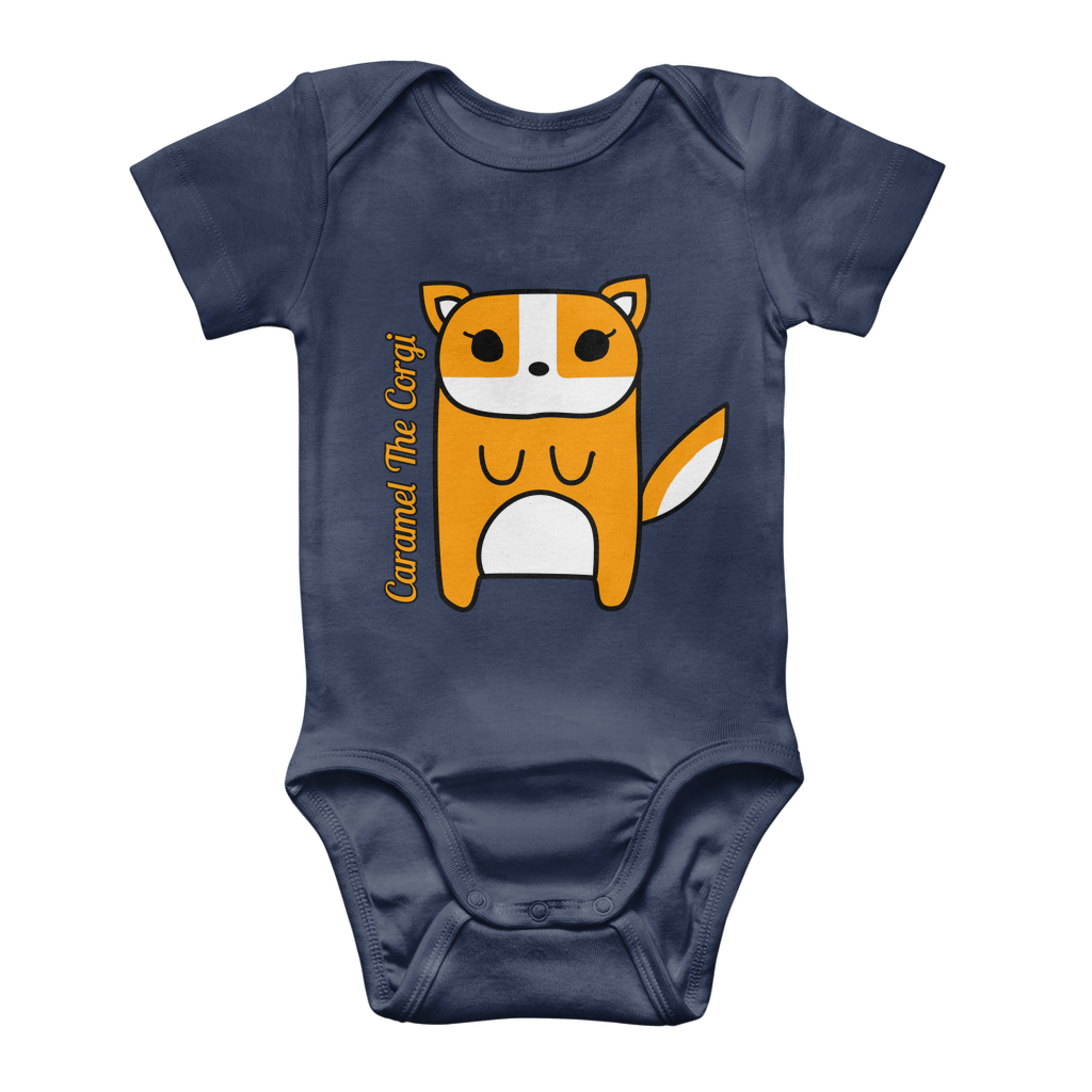 Caramel The Corgi - Classic Baby Bodysuit